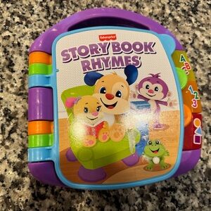 Fisher-Price Story Book Rhymes Toy - Purple, Blue, Green, Orange